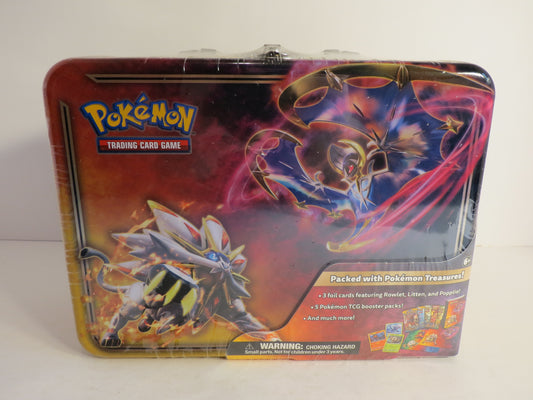 Sun & Moon 2017 Pokemon Treasure Chest Lunch Box Collector's Tin Sealed