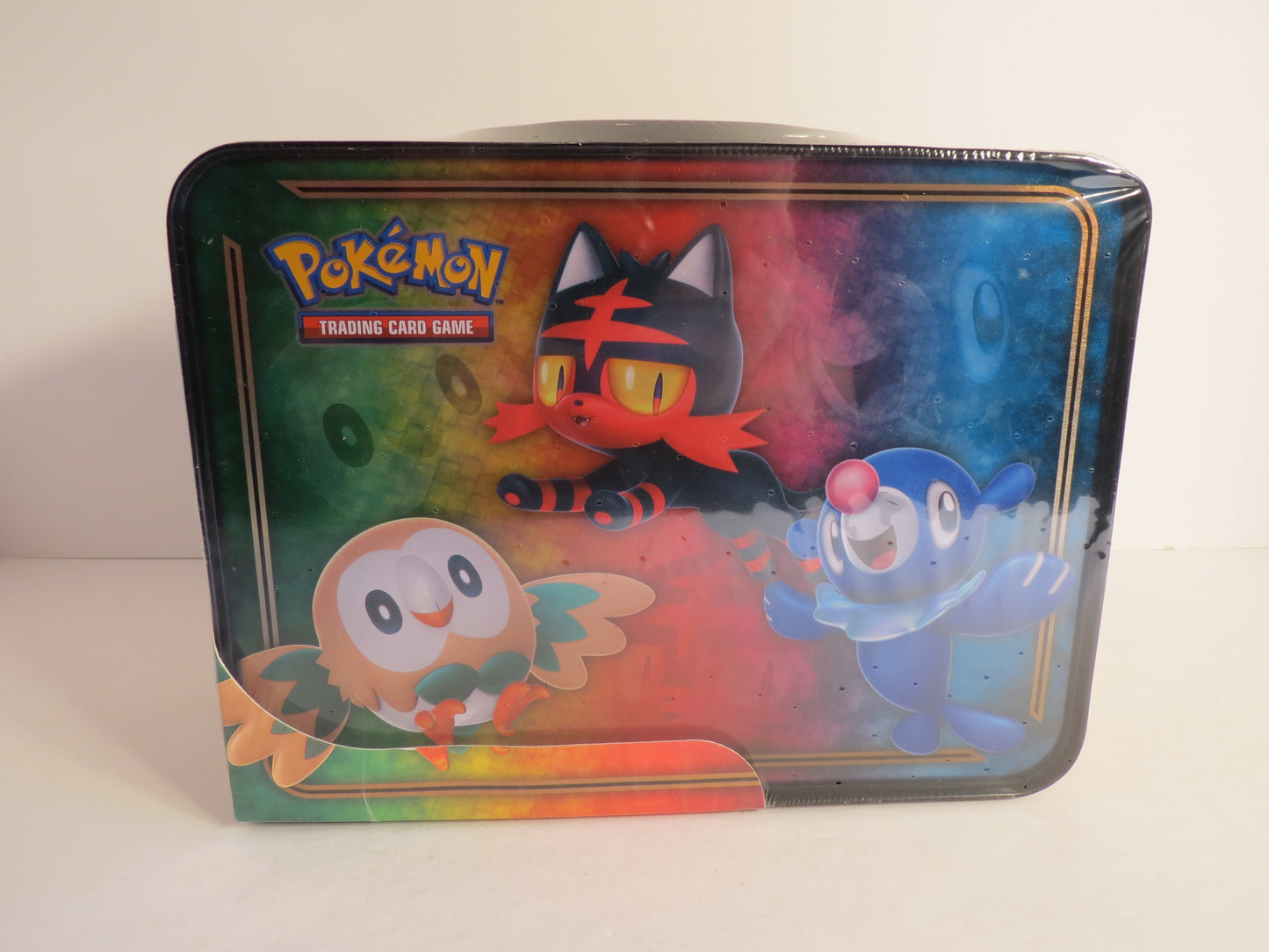 Sun & Moon 2017 Pokemon Treasure Chest Lunch Box Collector's Tin Sealed