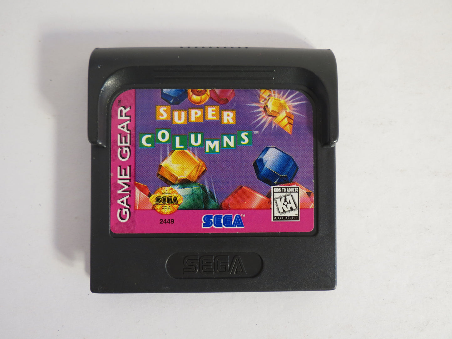 Super Columns Sega Game Gear Game