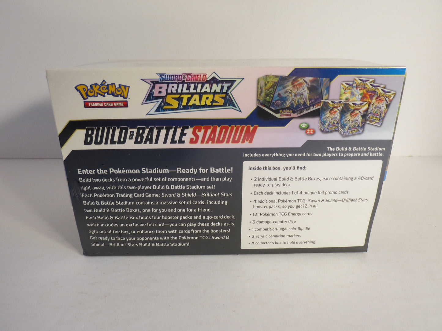 Sword & Shield Brilliant Stars Build and Battle Stadium Pokemon Sealed