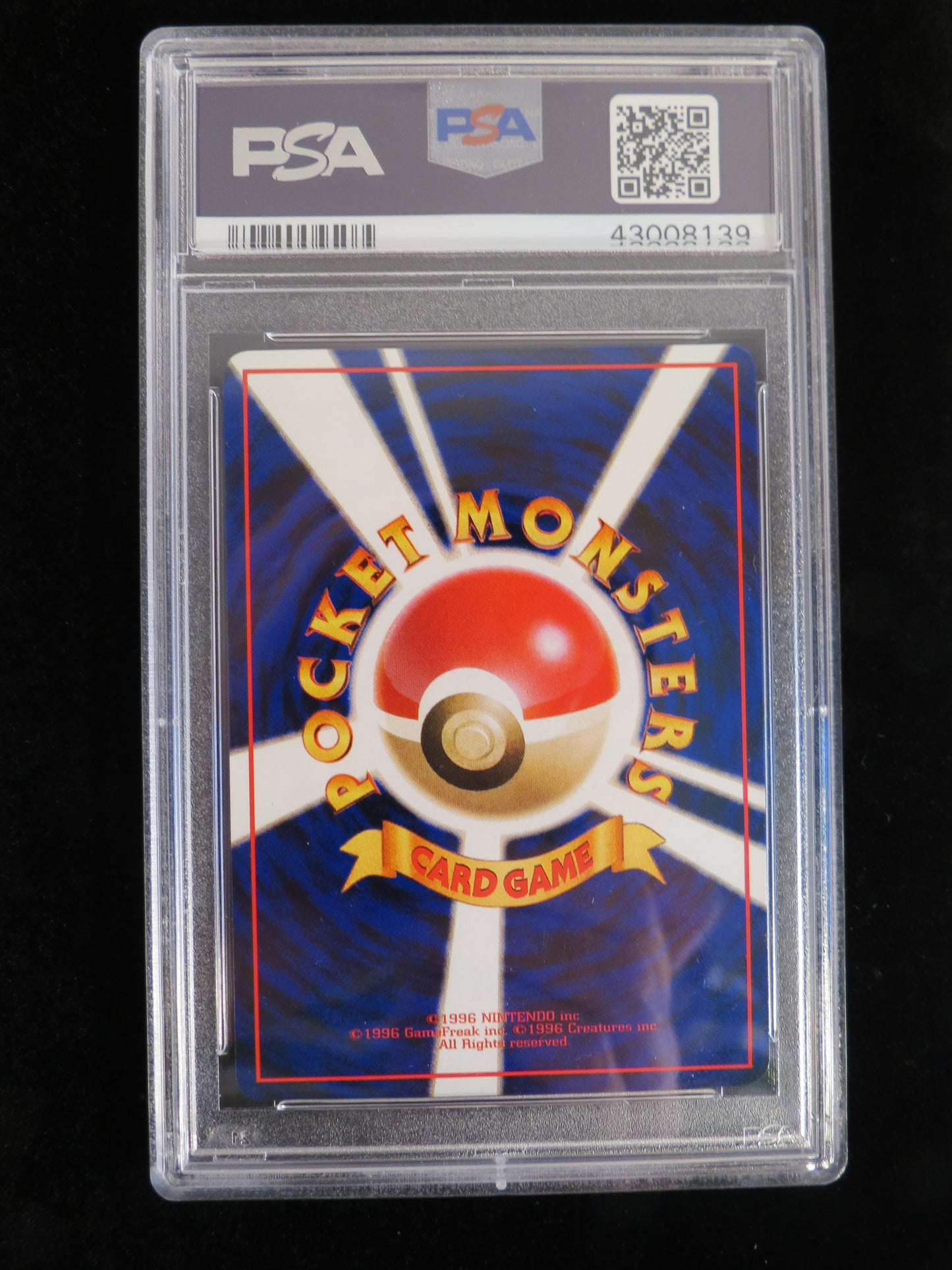 Bellsprout 69 Japanese Vending Series 3 PSA 8 Graded Pokemon Card