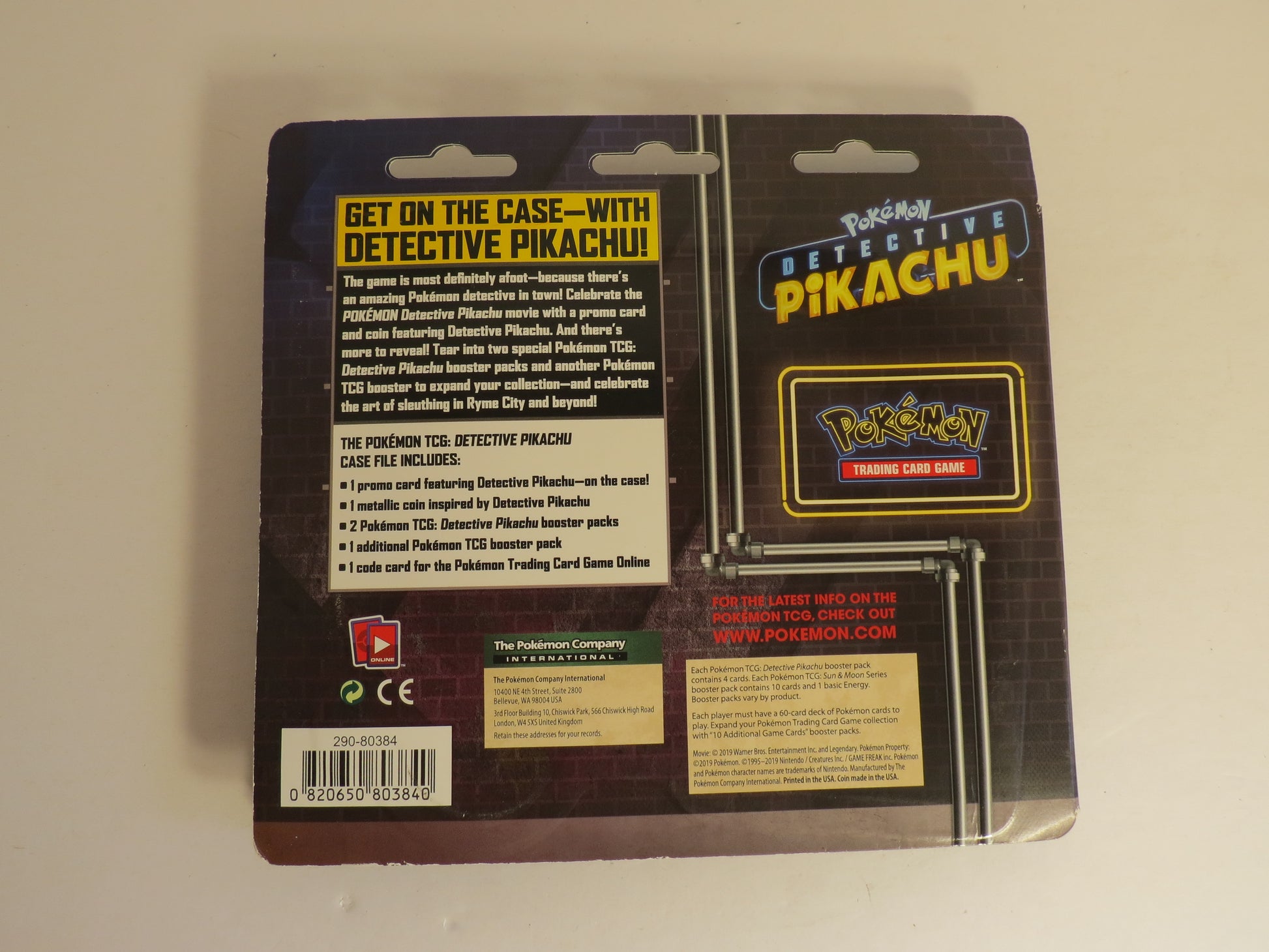 Detective Pikachu Case File 3x Booster Packs Promo Coin Pokemon Booste – Corey's Cards and Games
