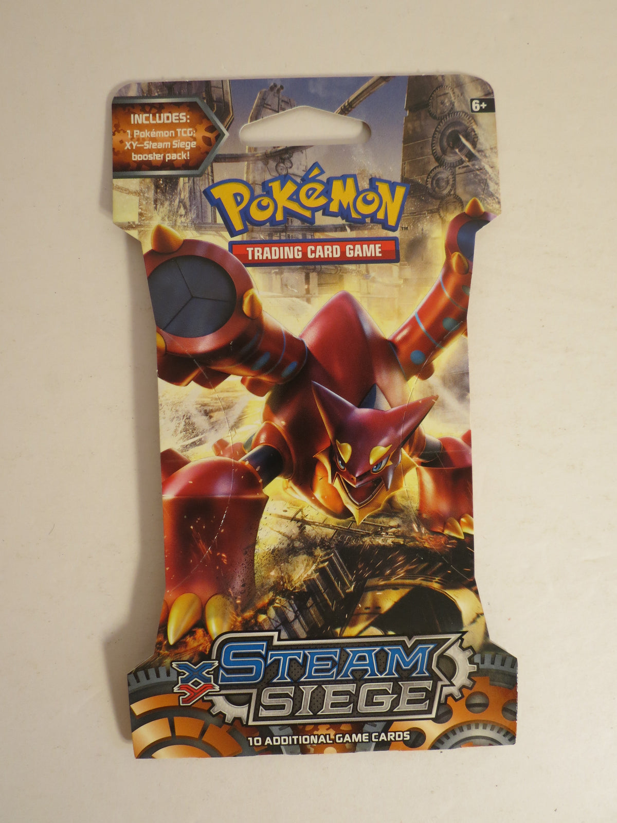 XY Steam Siege Sleeved Booster Pack Volcanion Art Pokemon Sealed