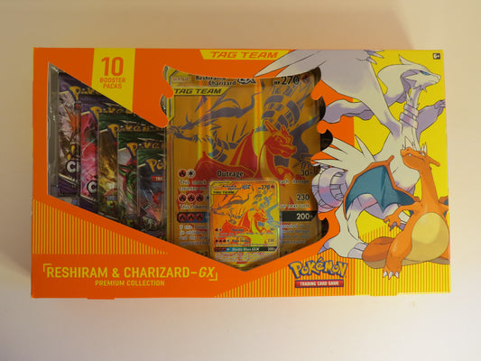 Reshiram & Charizard GX Premium Collection Box Pokemon Sealed
