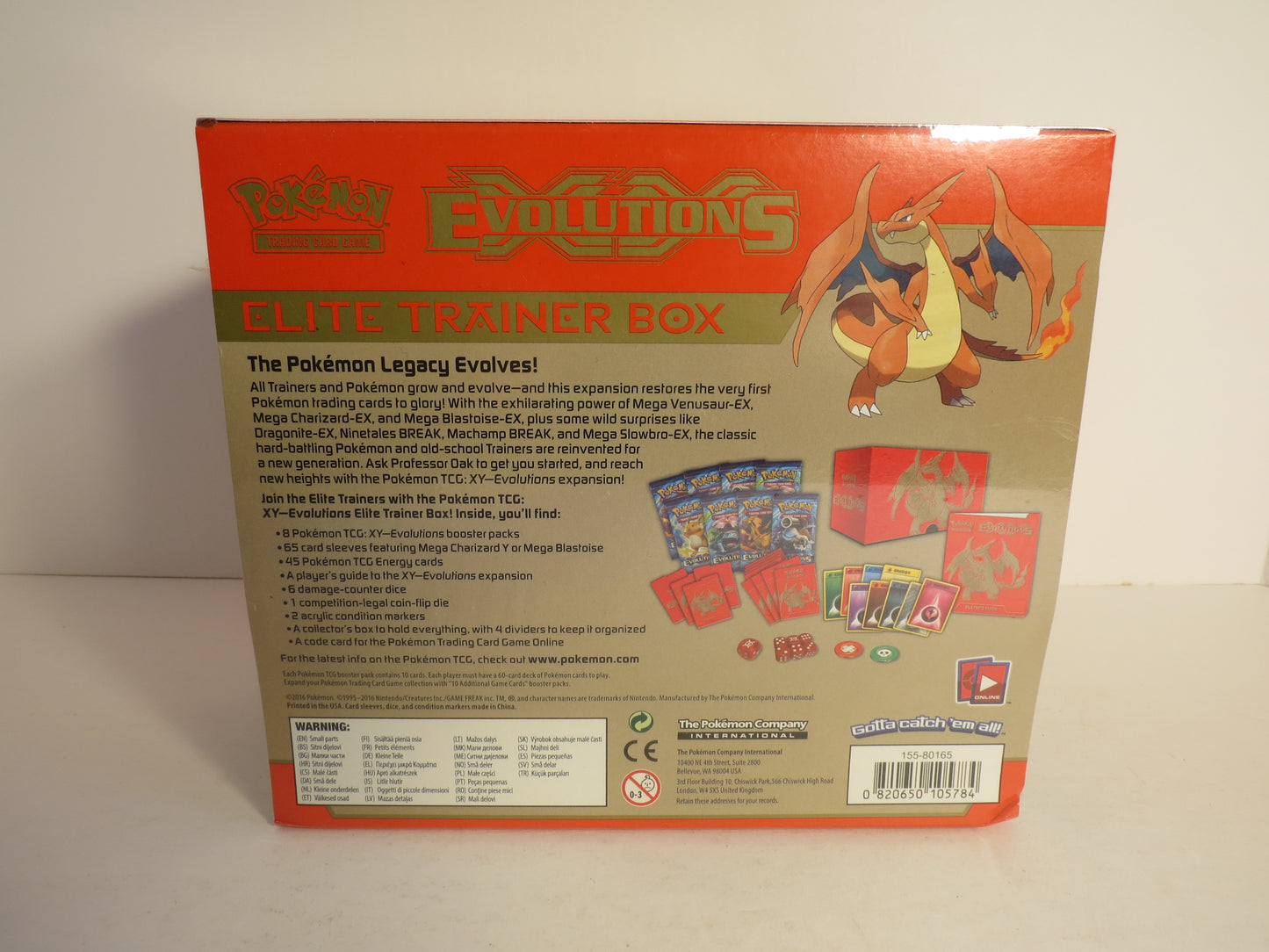 XY Evolutions Mega Charizard Pokemon Elite Trainer Box ETB Sealed