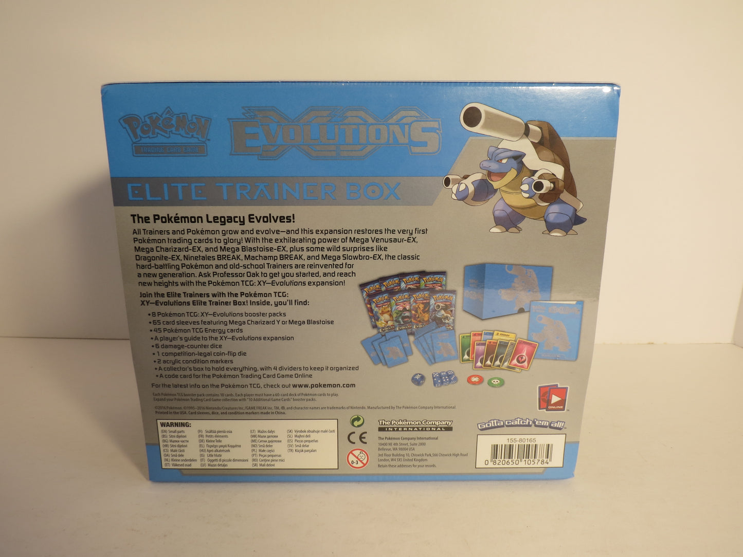 XY Evolutions Mega Blastoise Pokemon Elite Trainer Box ETB Sealed