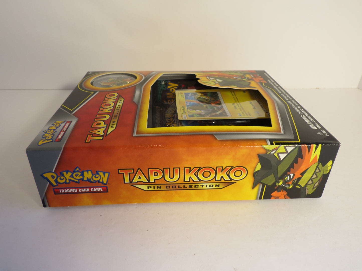 Tapu Koko Pin Collection Box Guardian's Rising Pokemon Sealed