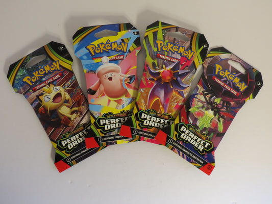 Mega Evolutions Perfect Order Sleeved Booster Pack Pokemon