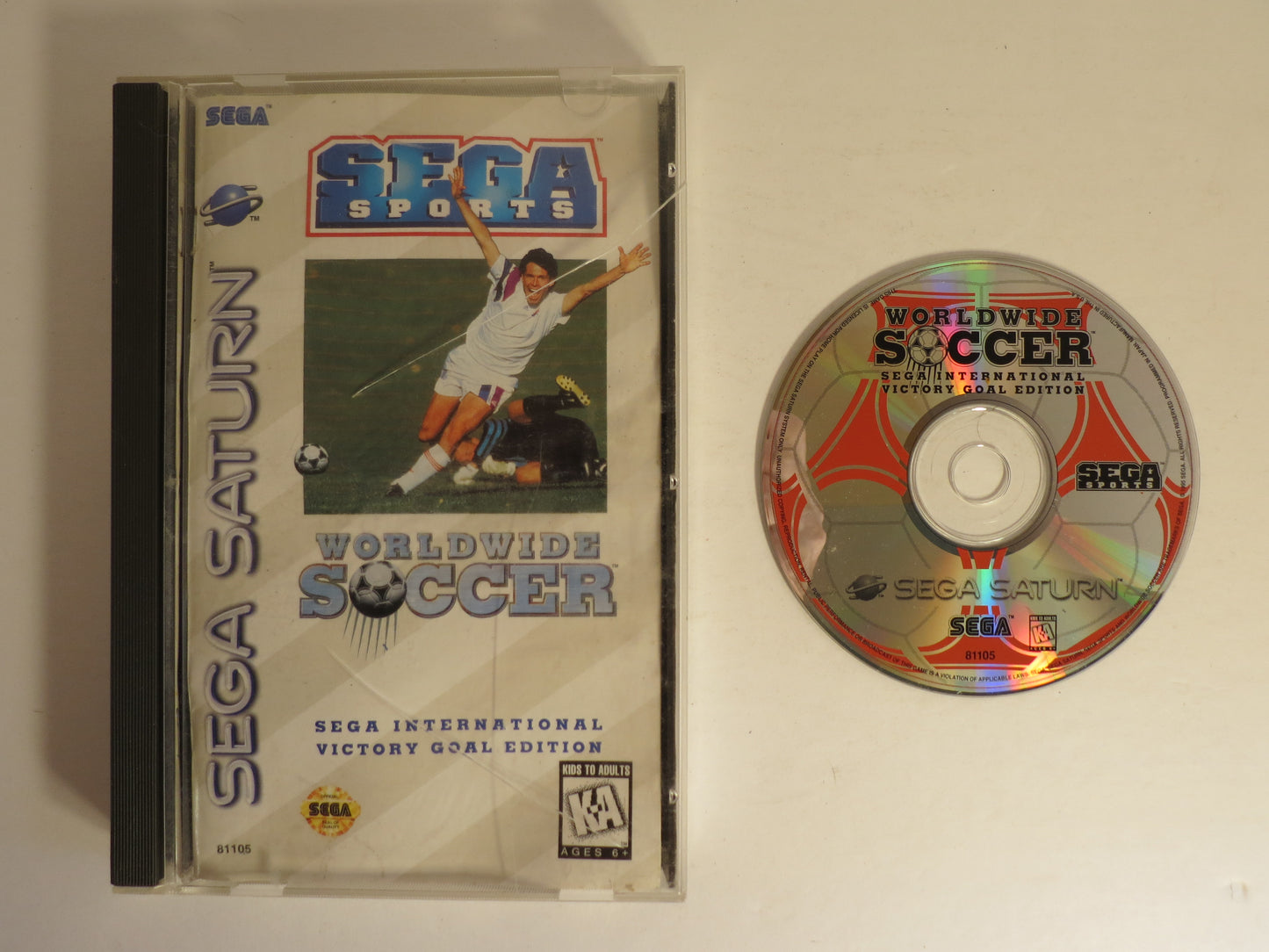 Worldwide Soccer Sega Saturn Game CIB