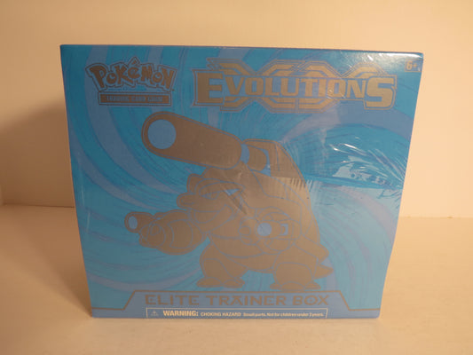 XY Evolutions Mega Blastoise Pokemon Elite Trainer Box ETB Sealed Sliced