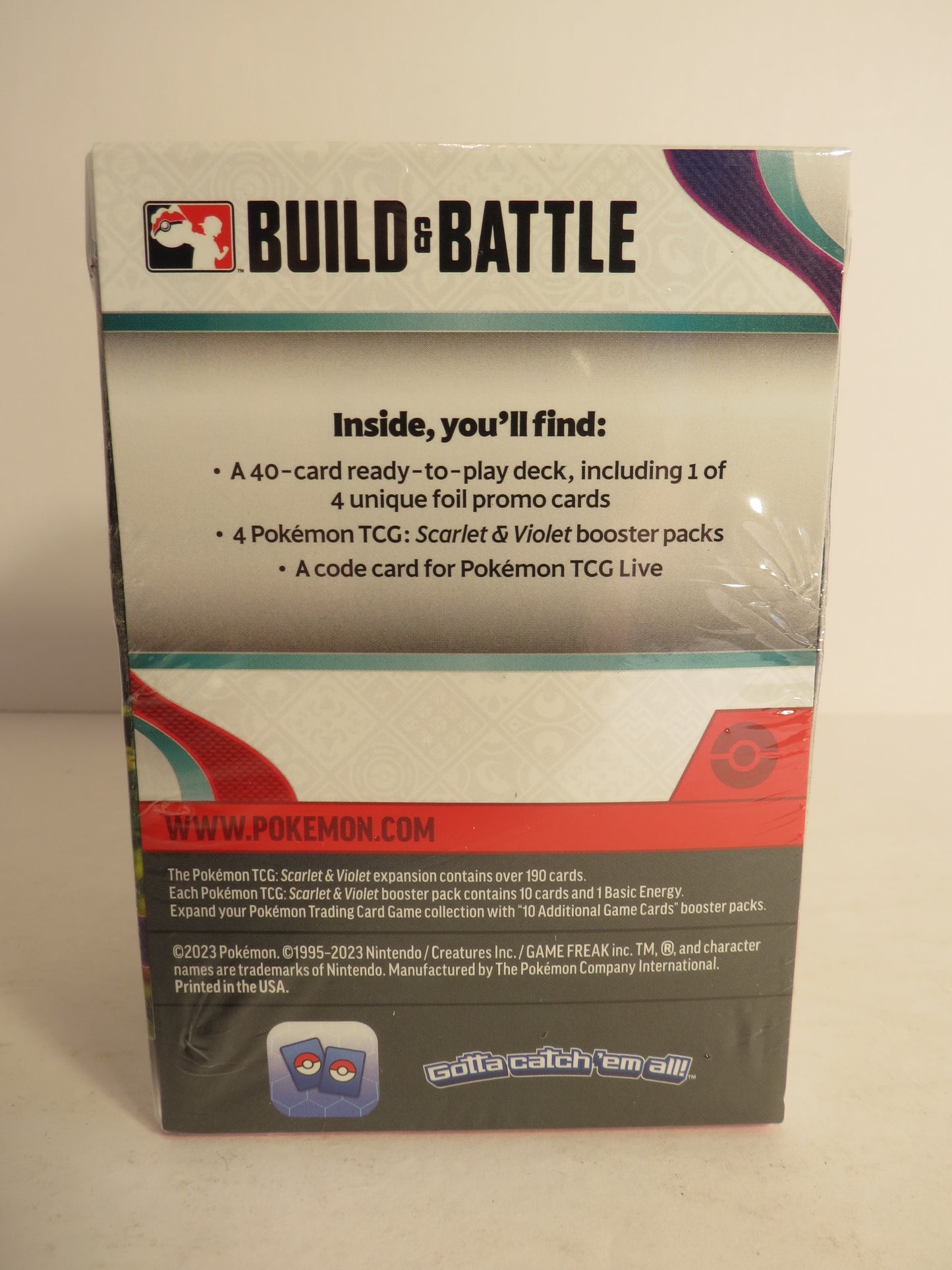 Scarlet & Violet Base Set Pokemon Build and Battle Sealed