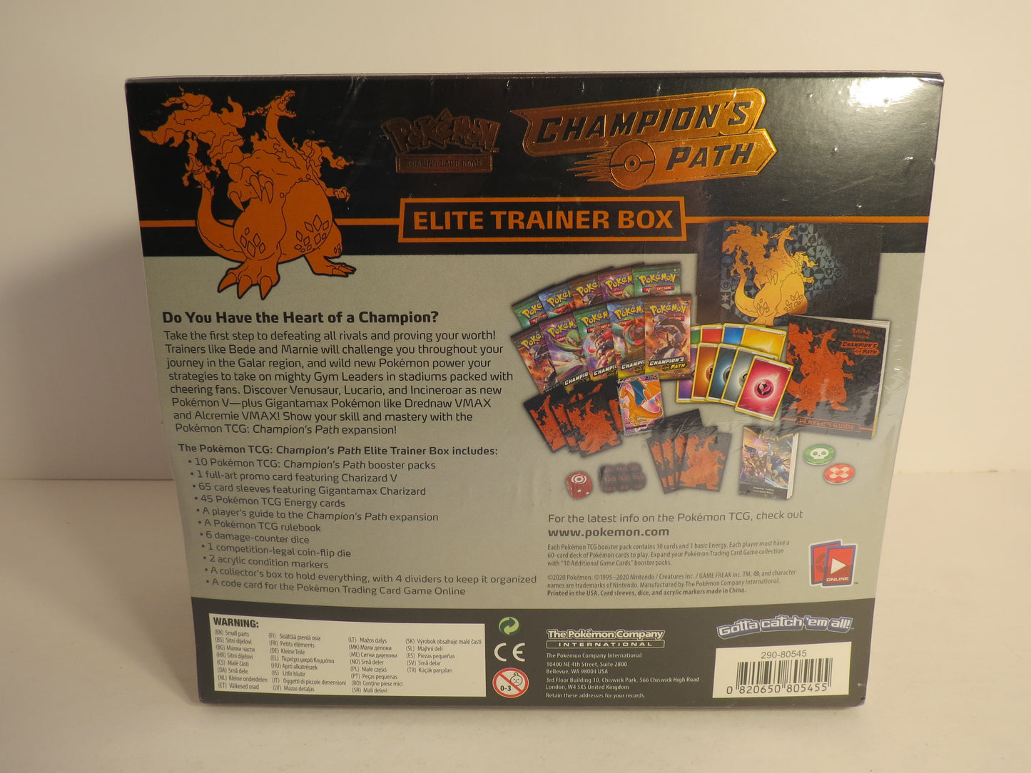 Champion's Path Pokemon Elite Trainer Box ETB Sealed