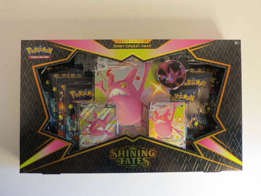 Shiny Crobat Vmax Premium Collection Box Shining Fates Collection Box Pokemon Sealed
