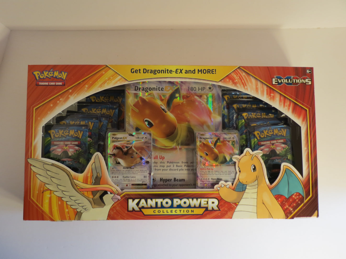 Evolutions Kanto Power Collection Box Dragonite EX Pidgeot EX Pokemon Sealed