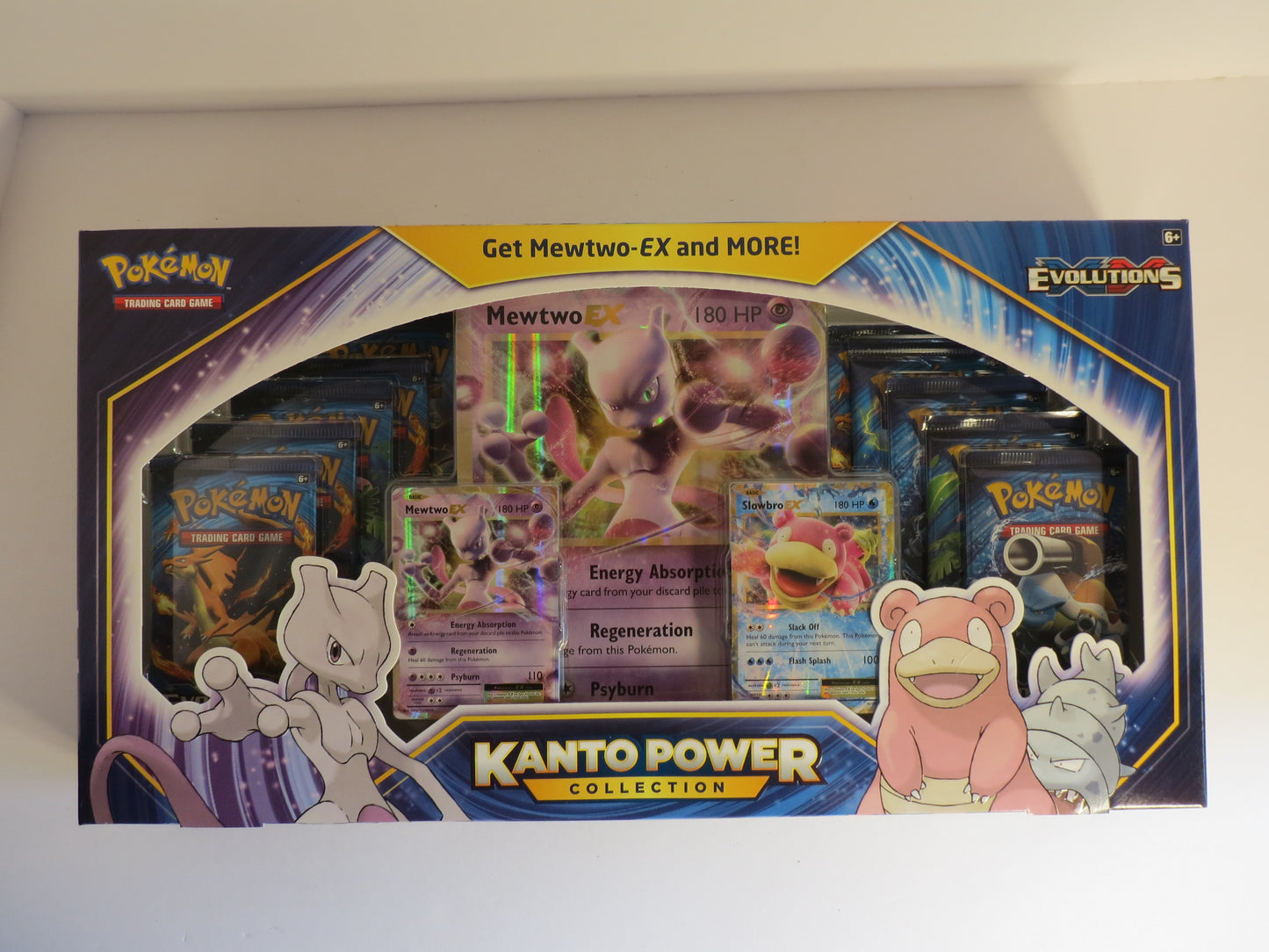 Evolutions Kanto Power Collection Box Mewtwo EX Slowbro EX Pokemon Sealed