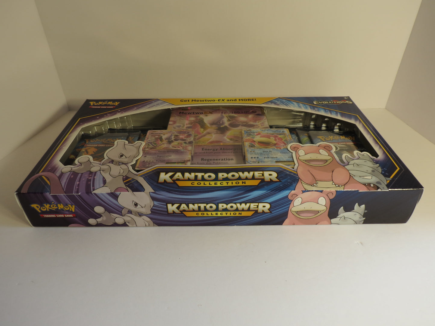 Evolutions Kanto Power Collection Box Mewtwo EX Slowbro EX Pokemon Sealed