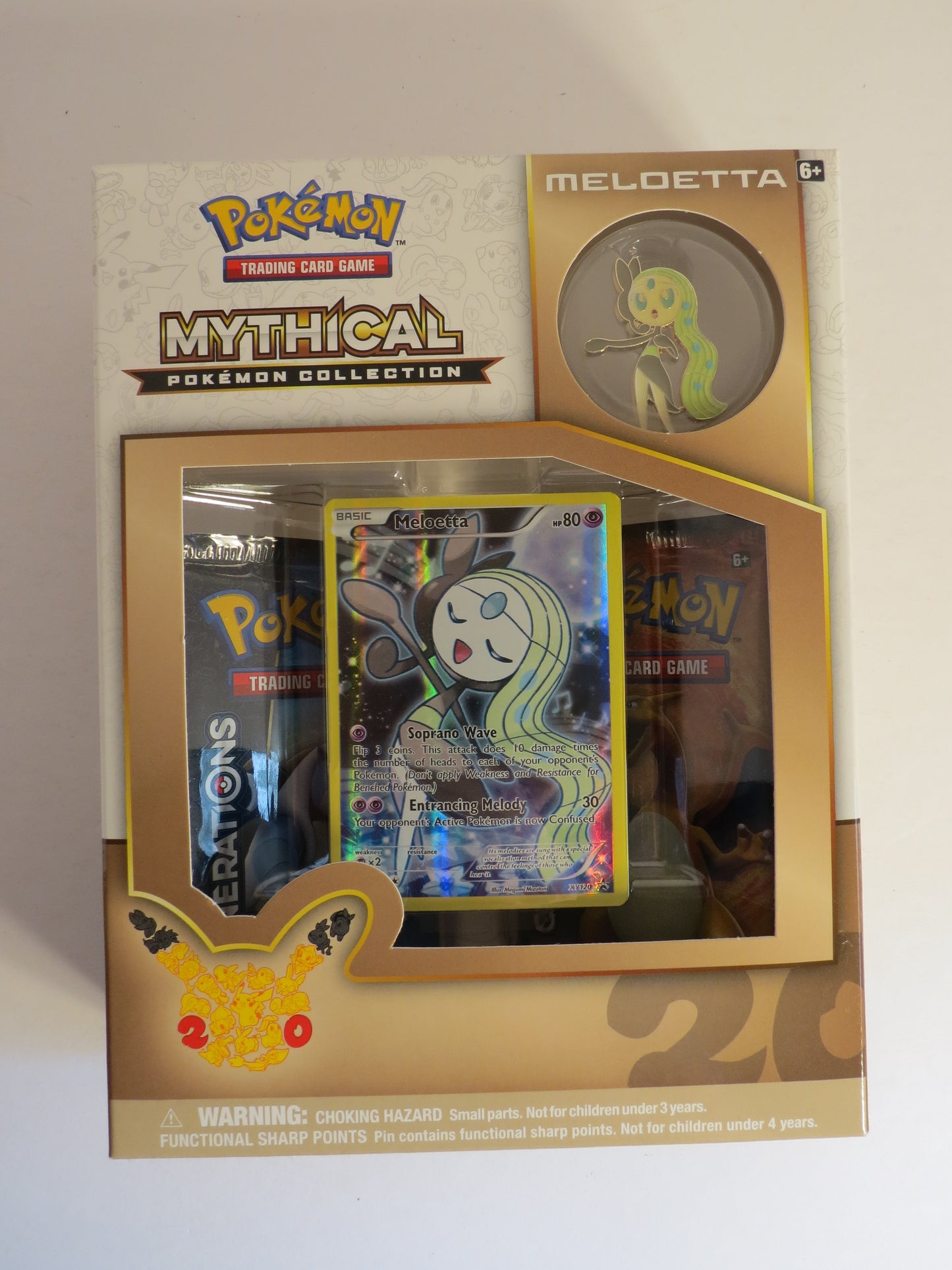 Meloetta Mythical Pokemon Collection Box Sealed Generations