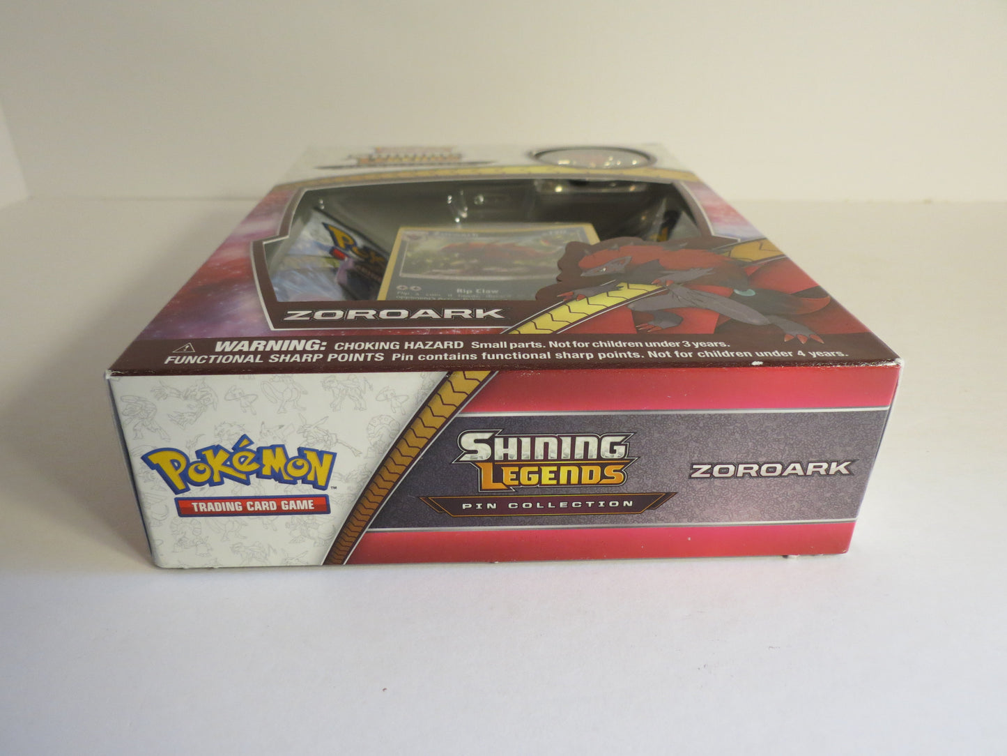 Zoroark Shining Legends Pin Collection Box Pokemon Sealed