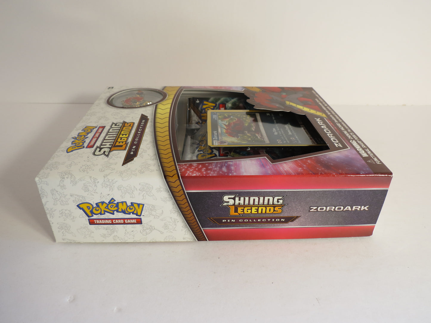 Zoroark Shining Legends Pin Collection Box Pokemon Sealed