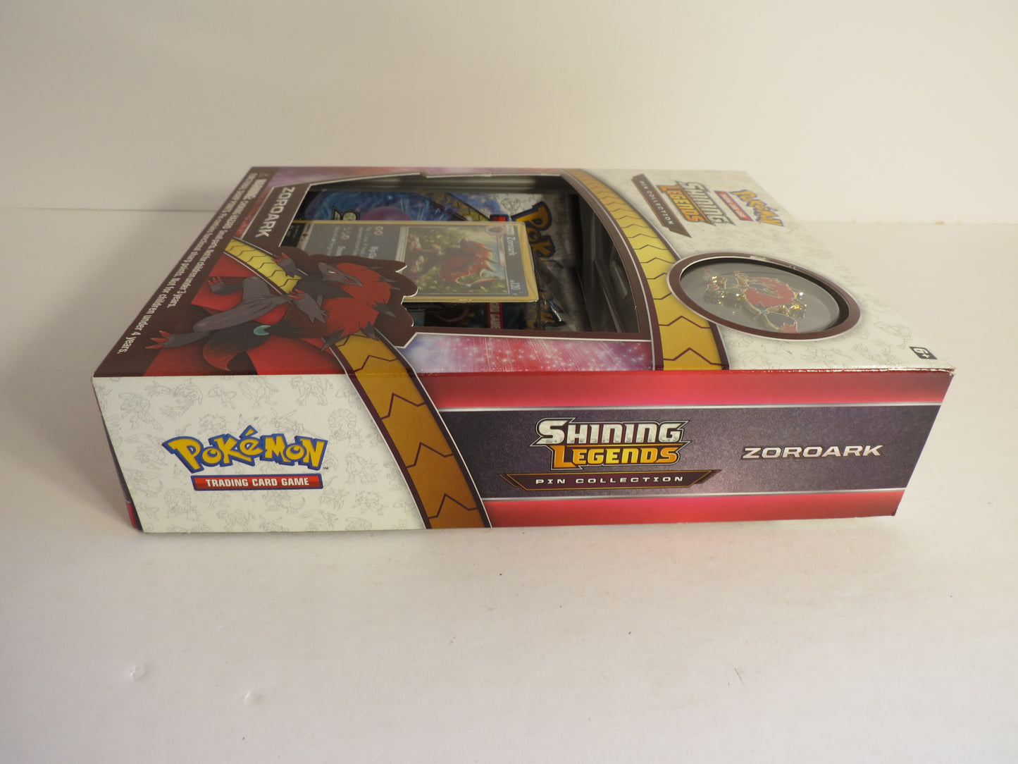 Zoroark Shining Legends Pin Collection Box Pokemon Sealed