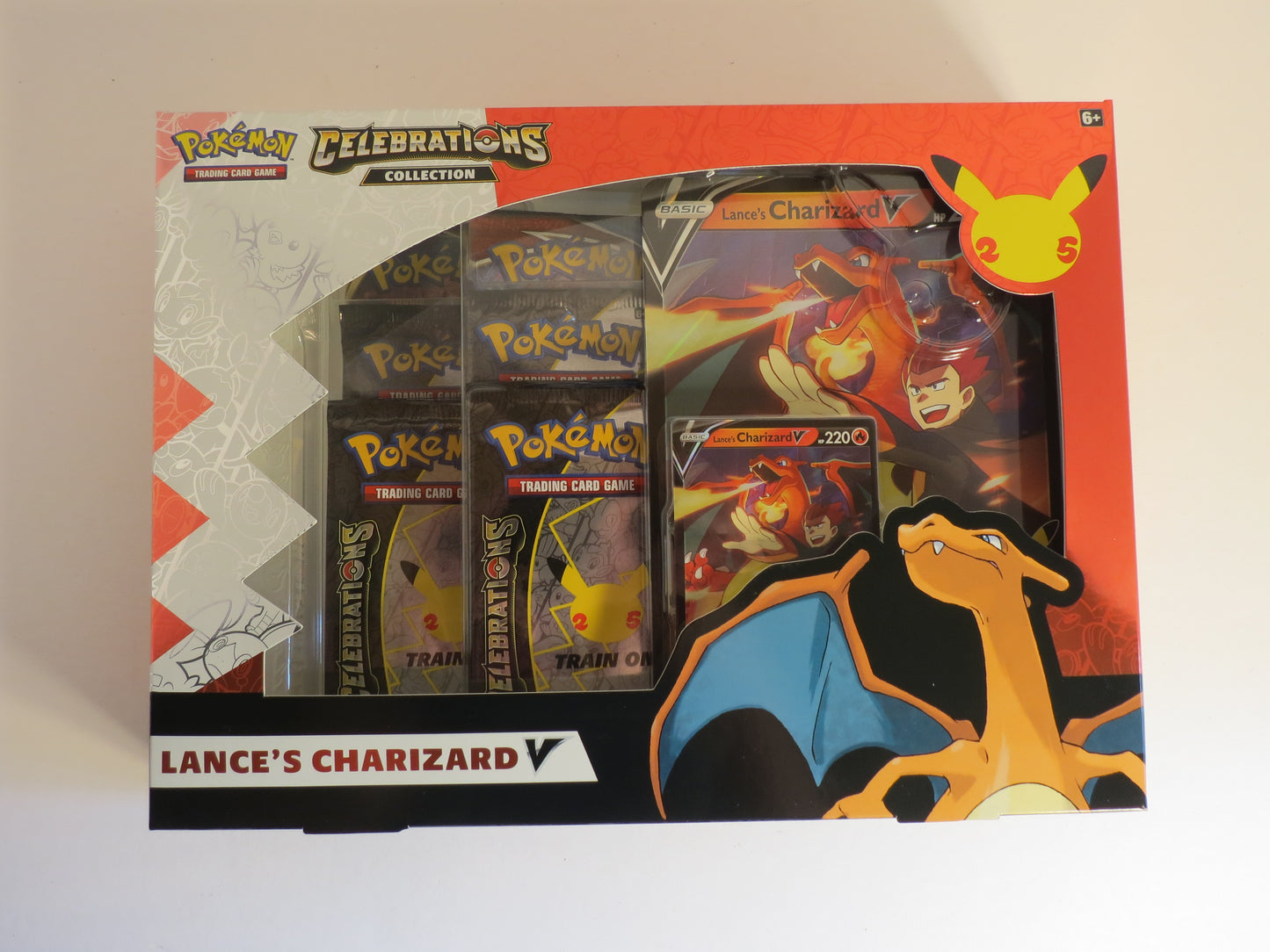 Celebrations Collection Box Lance's Charizard V Pokemon Sealed
