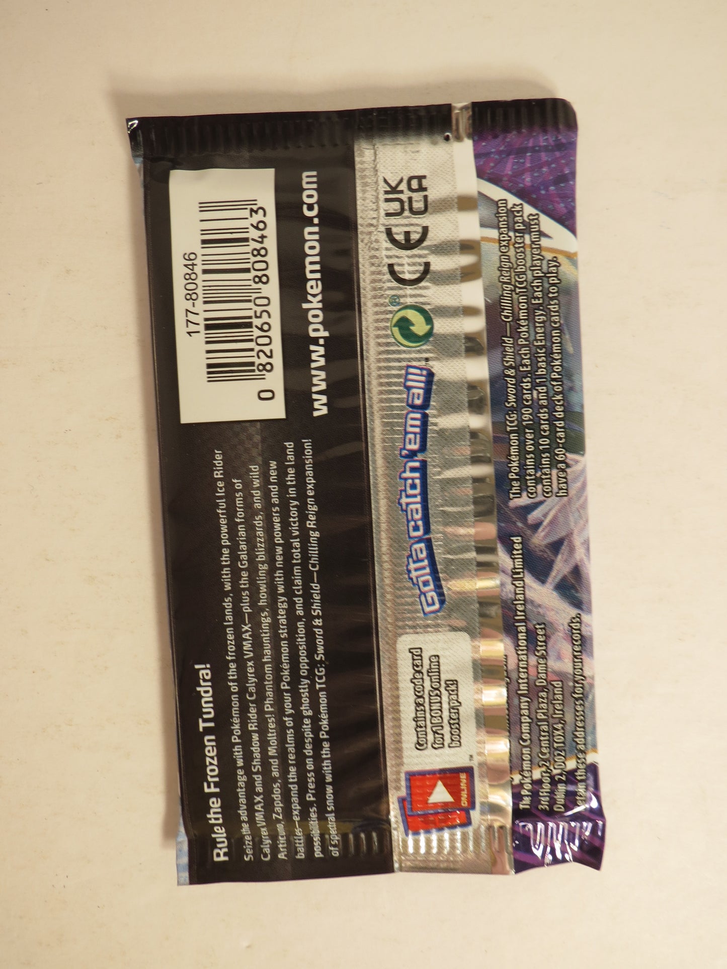 Sword & Shield Chilling Reign Pokemon Booster Pack Sealed