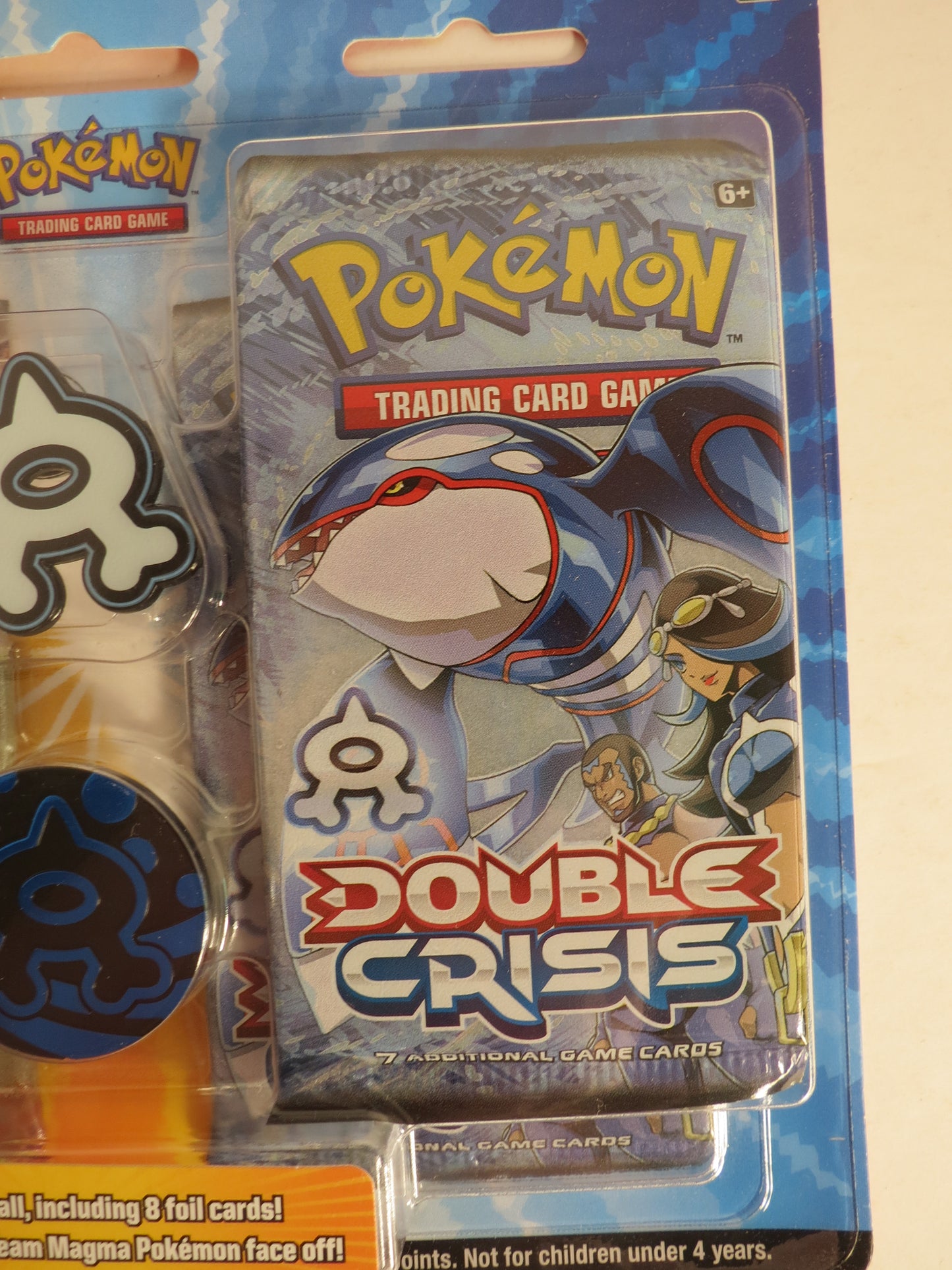 Double Crisis Team Aqua Blister of 4 Booster Packs Pokemon