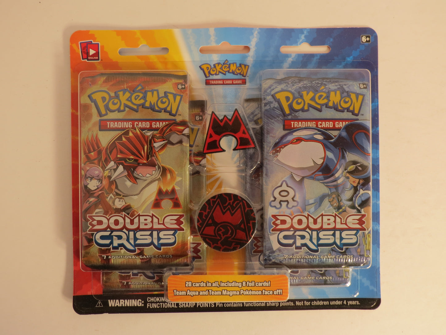 Double Crisis Team Magma Blister of 4 Booster Packs Pokemon