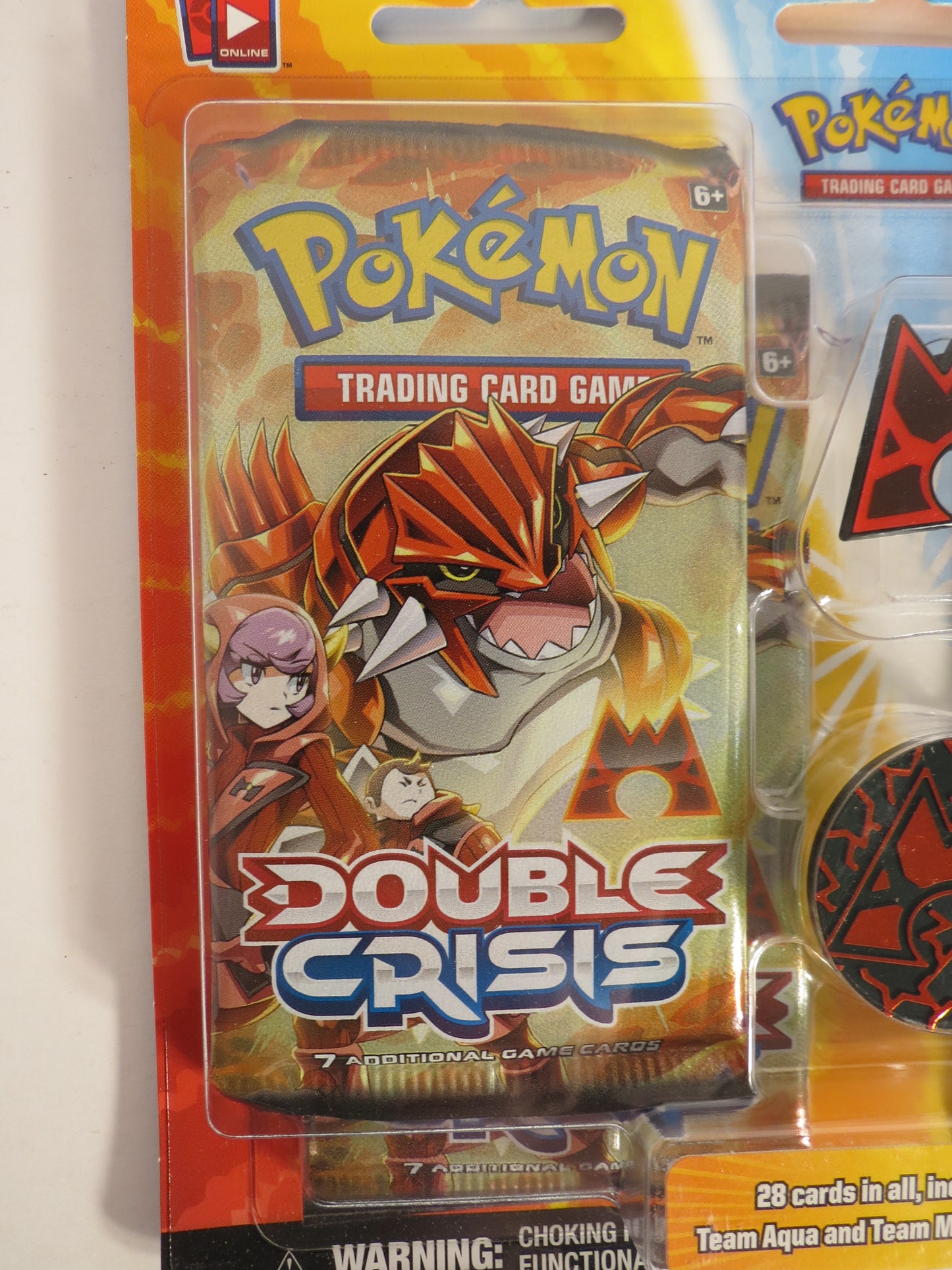 Double Crisis Team Magma Blister of 4 Booster Packs Pokemon
