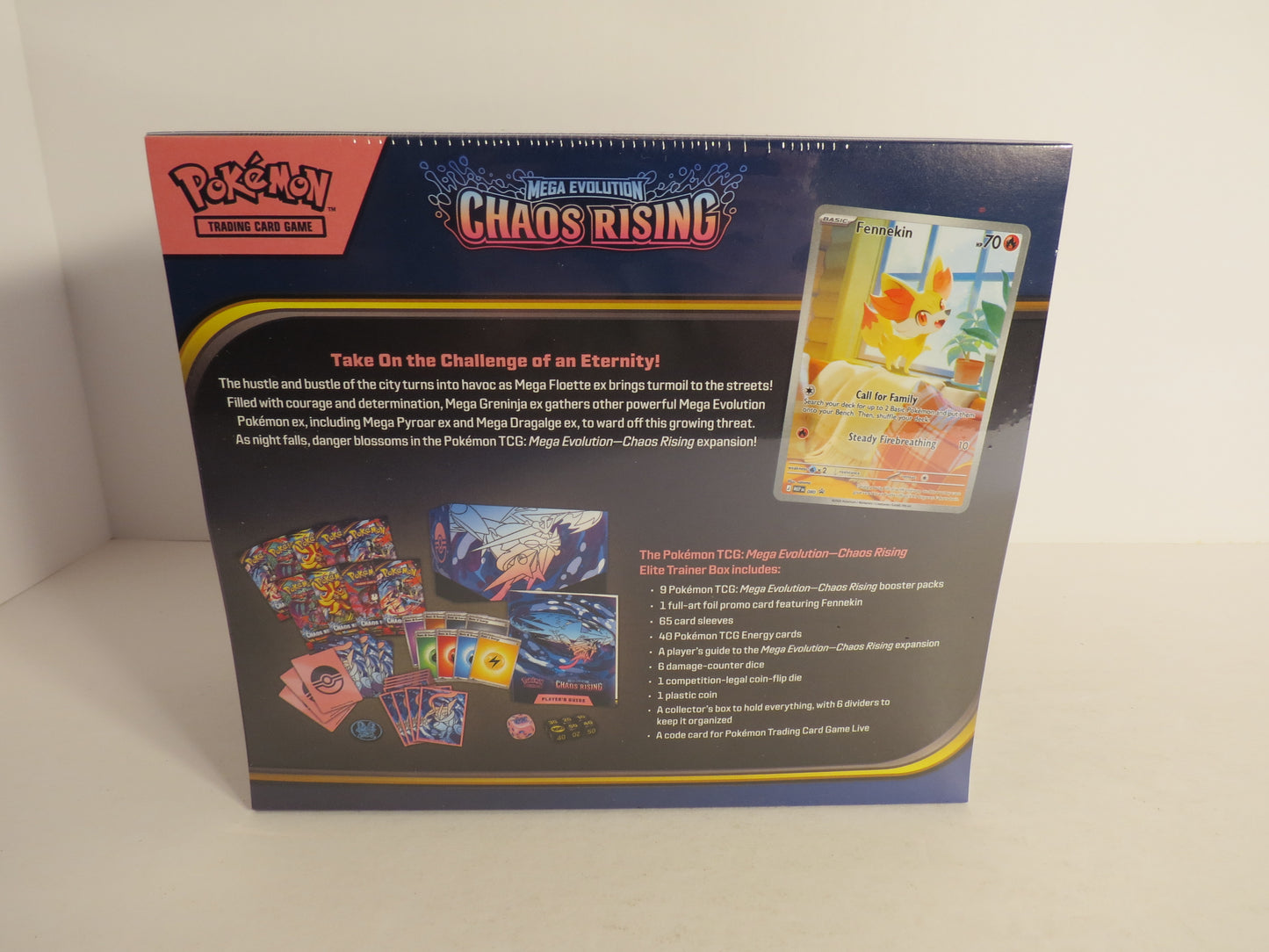 Mega Evolution Chaos Rising Elite Trainer Box ETB Sealed Pokemon