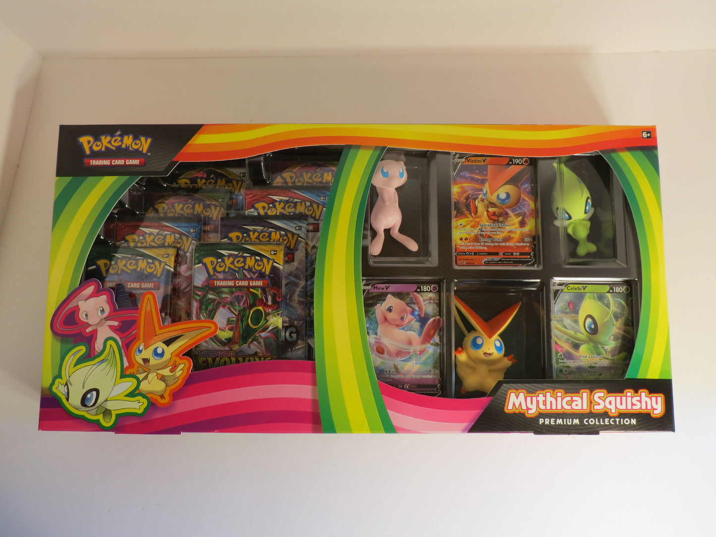 Mythical Squishy Premium Collection Box Pokemon Sealed