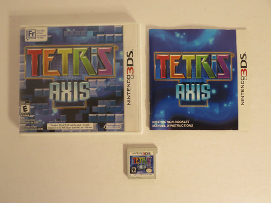 Tetris Axis Nintendo 3DS Game CIB