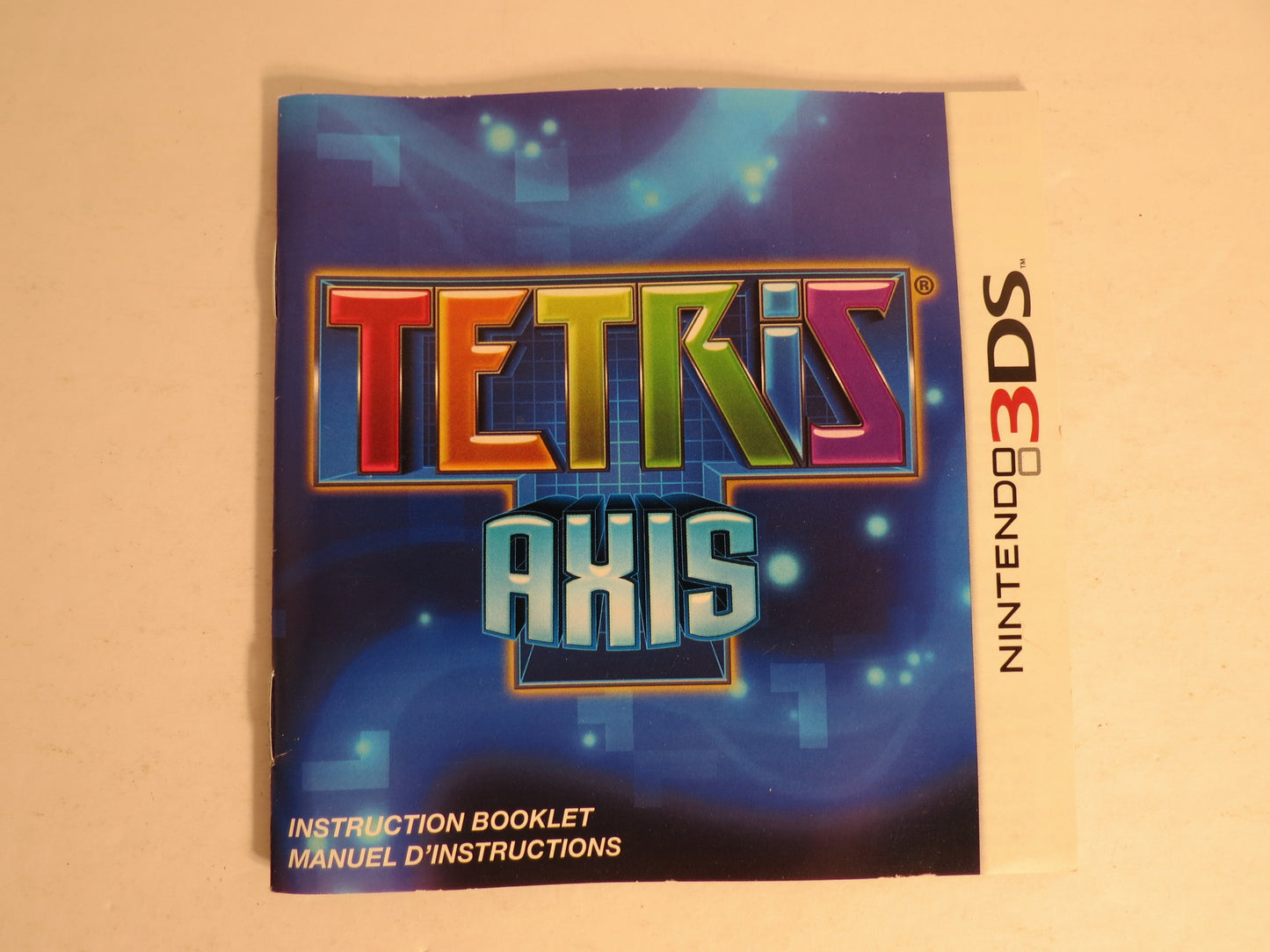 Tetris Axis Nintendo 3DS Game CIB