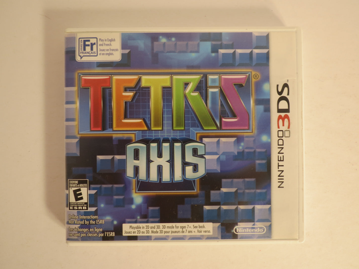 Tetris Axis Nintendo 3DS Game CIB