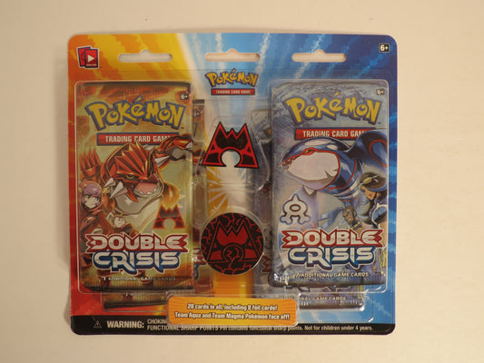 Double Crisis Team Magma Blister of 4 Booster Packs Pokemon