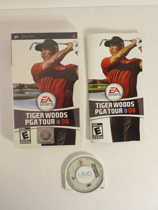 Tiger Woods PGA Tour 08 PSP Game CIB Playstation Portable
