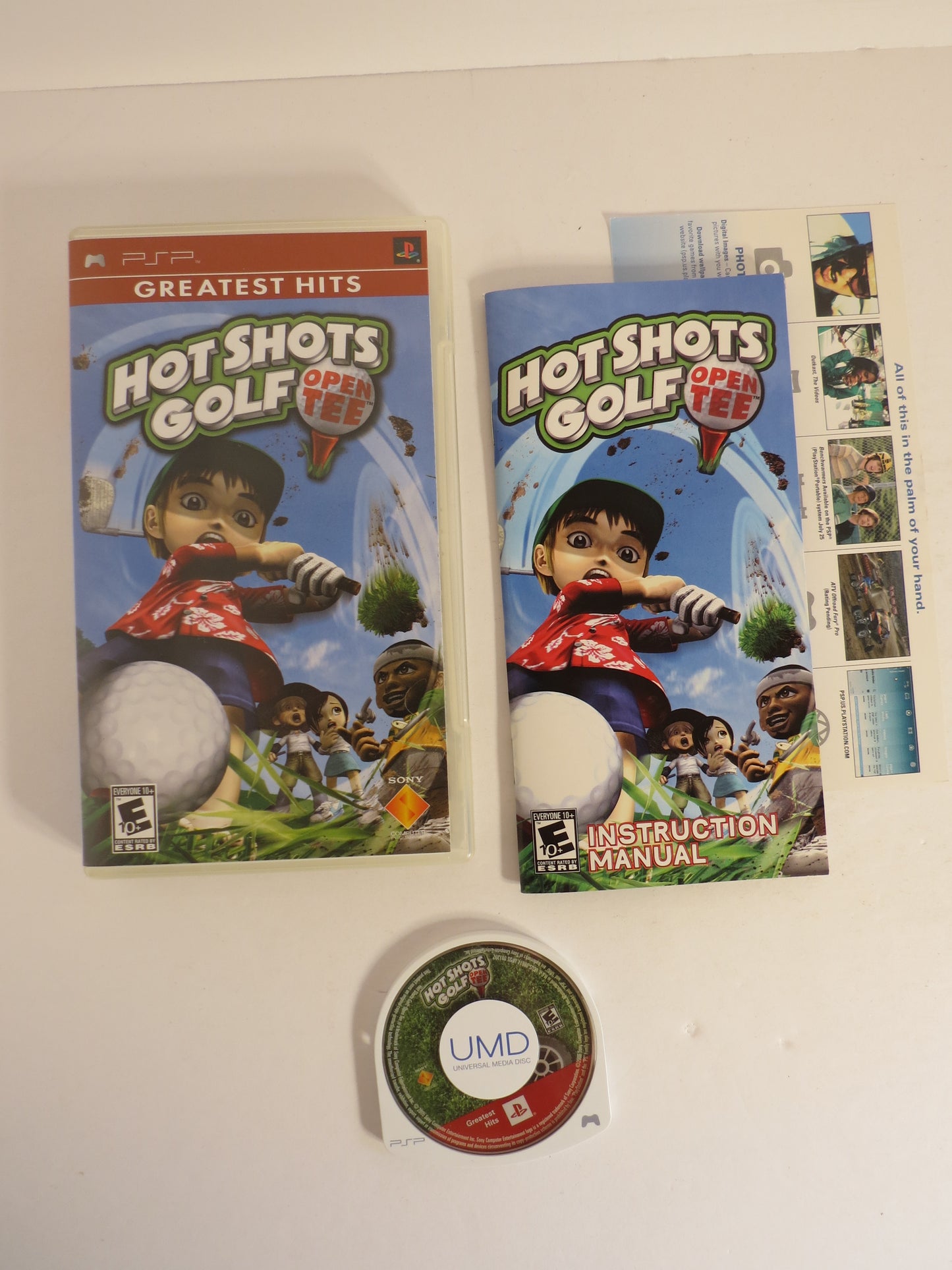 Hot Shots Golf: Open Tee Greatest Hits PSP Game CIB Playstation Portable