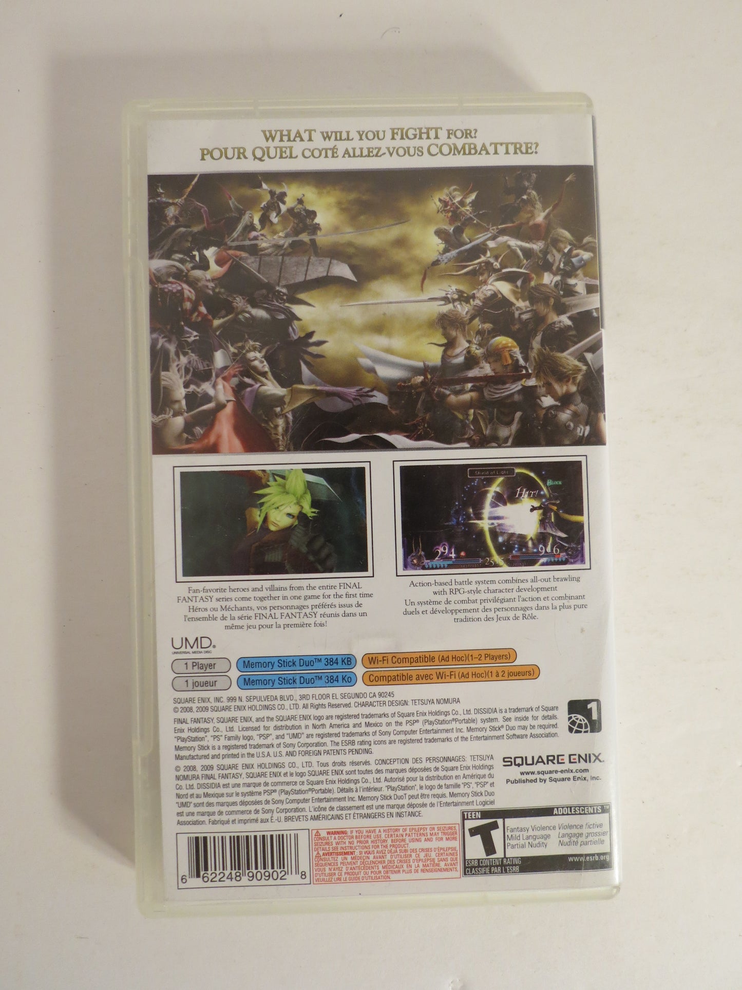 Dissidia Final Fantasy PSP Game CIB Playstation Portable