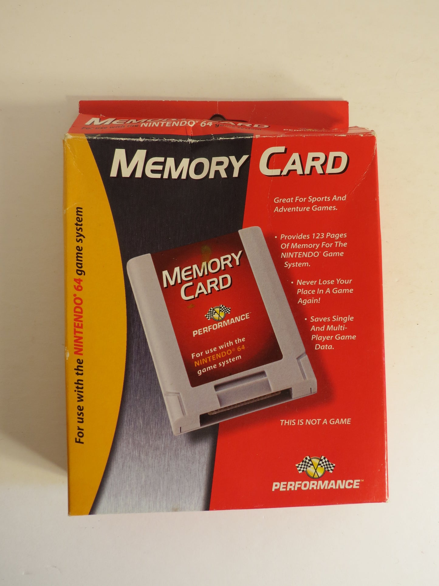 Memory Card Nintendo 64 CIB N64 Performance