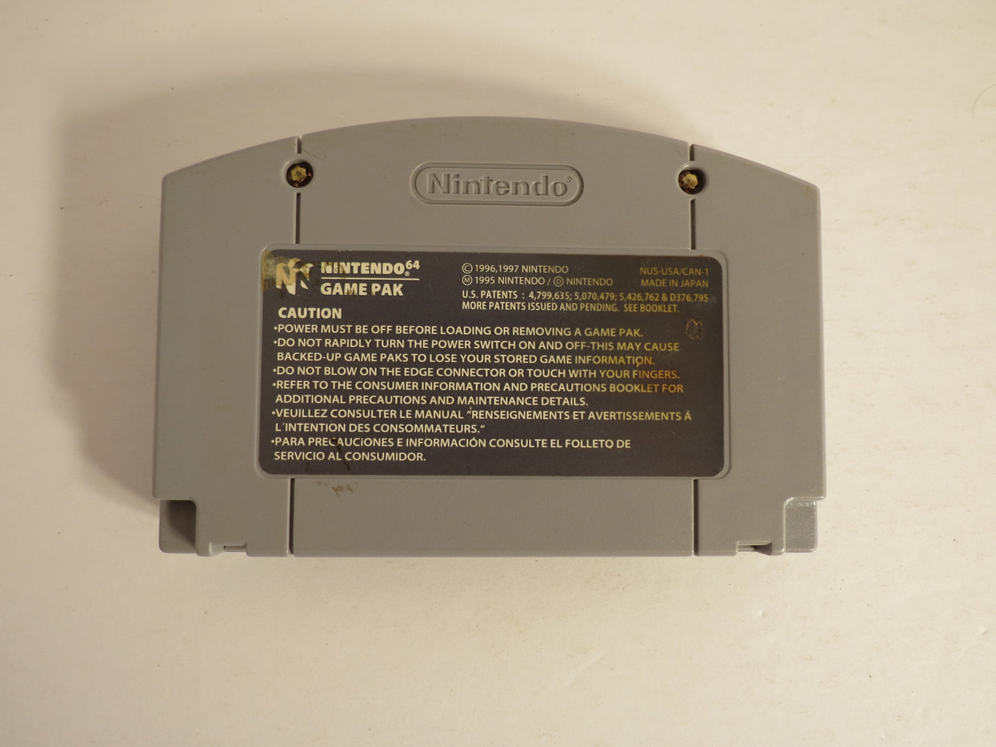 Perfect Dark Nintendo 64 Game N64