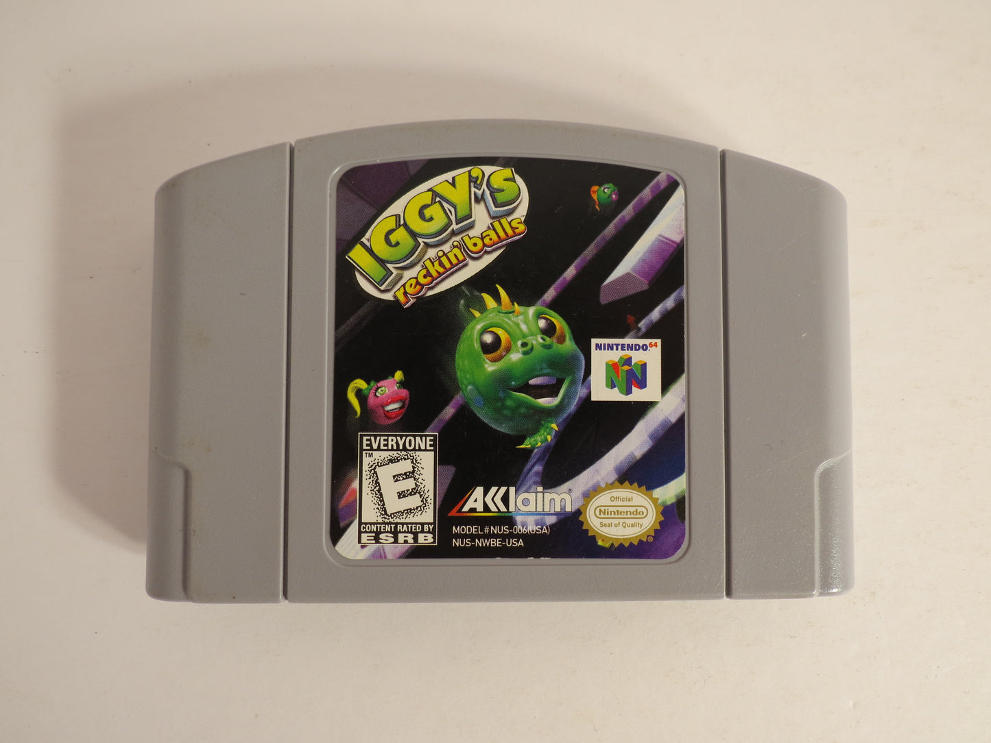 Iggy's Reckin' Balls Nintendo 64 Game N64
