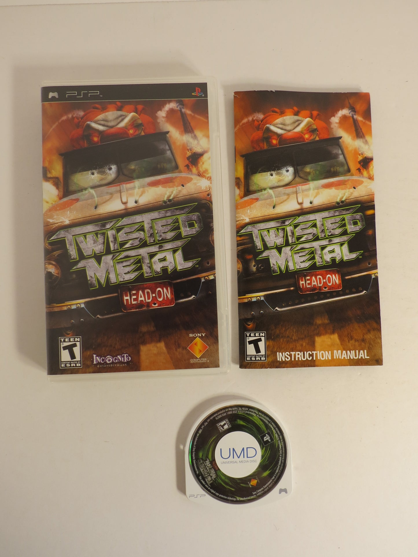 Twisted Metal Head On PSP Game CIB Playstation Portable