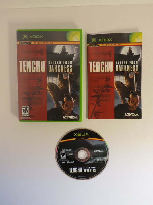 Tenchu Return From Darkness Xbox Game CIB