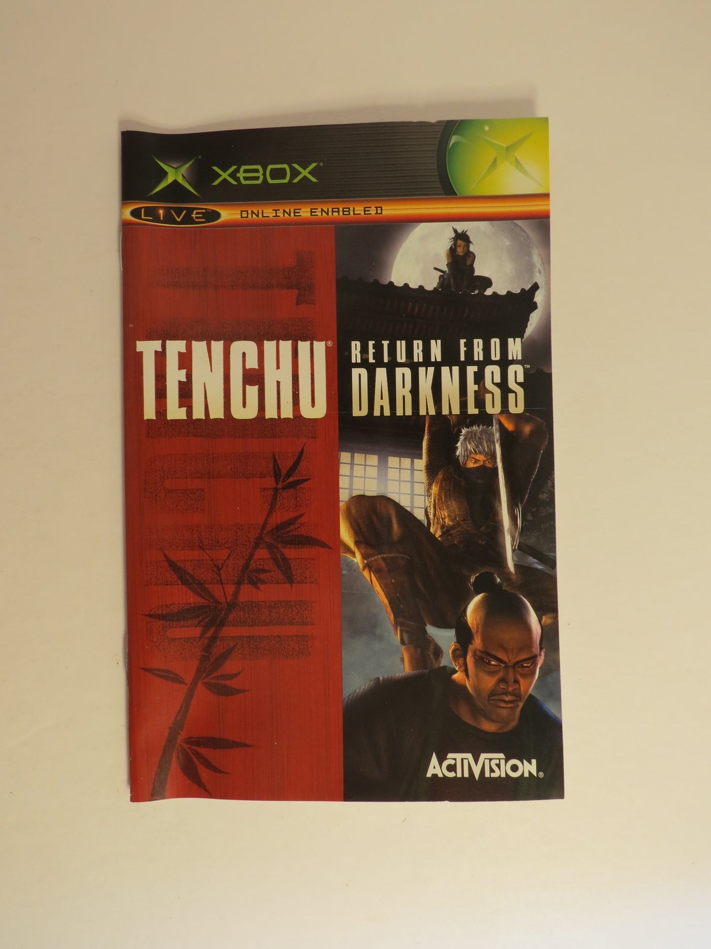 Tenchu Return From Darkness Xbox Game CIB
