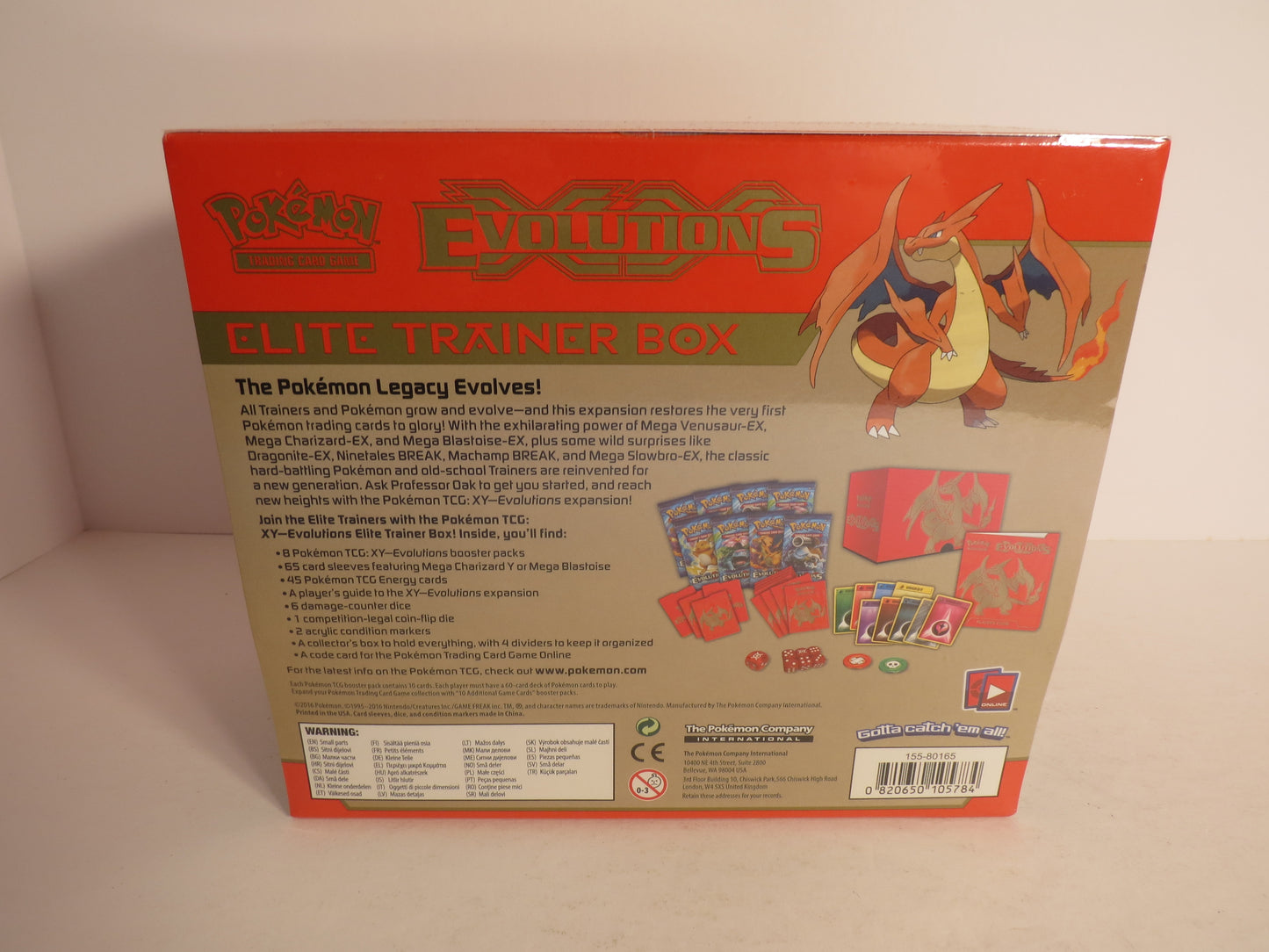 XY Evolutions Mega Charizard Pokemon Elite Trainer Box ETB Sealed