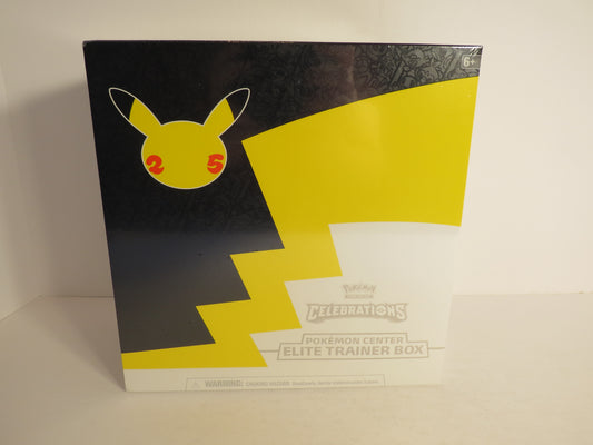 Celebrations Elite Trainer Box Pokemon Center ETB 25th Anniversary Sealed