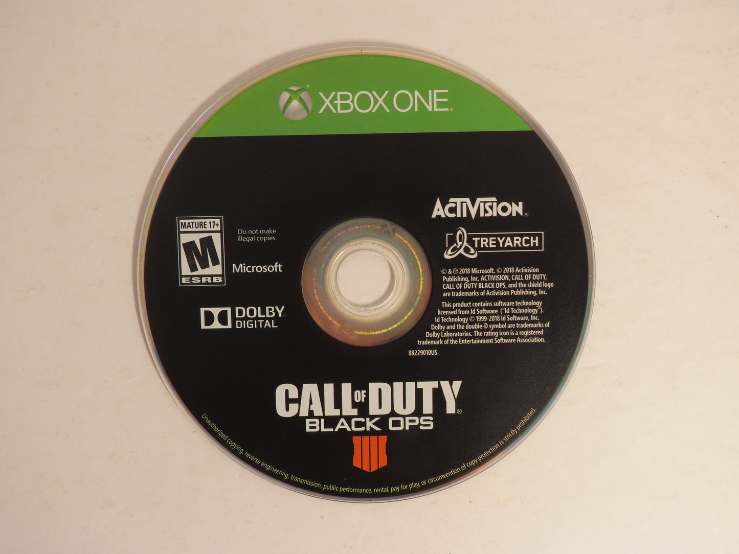 Call of Duty Black Ops IV 4 Xbox One Game CIB