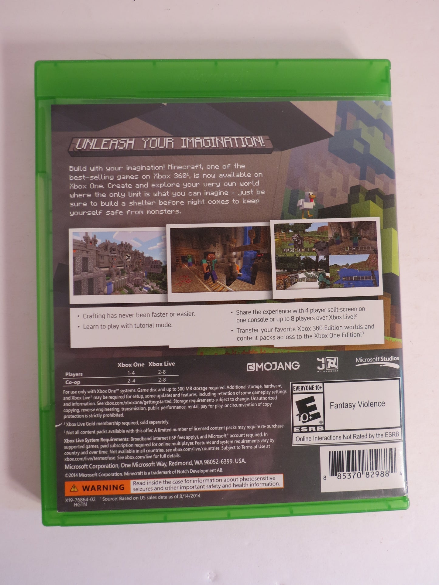 Minecraft Xbox One Edition Xbox One Game CIB