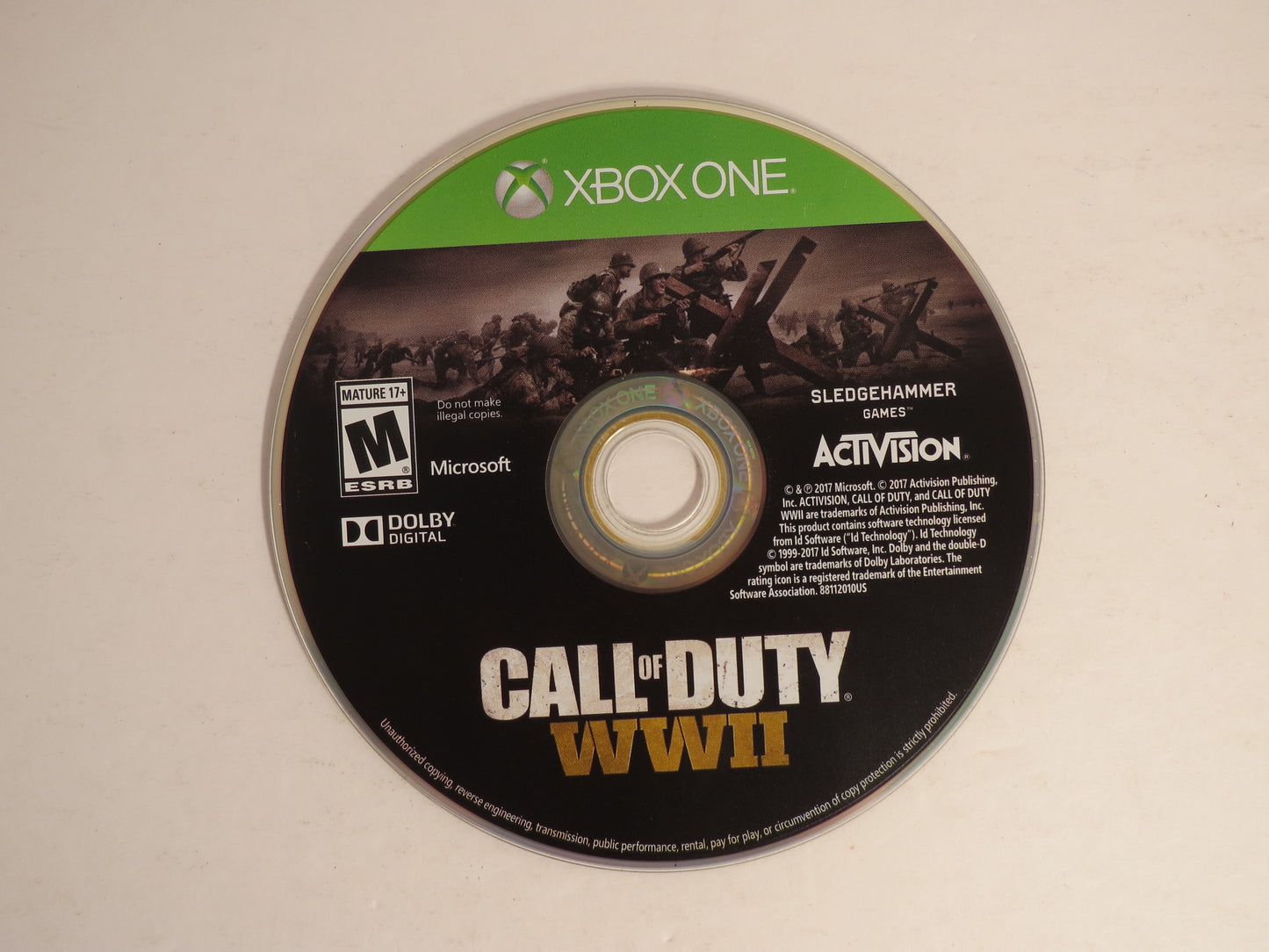 Call of Duty WWII Xbox One Game CIB