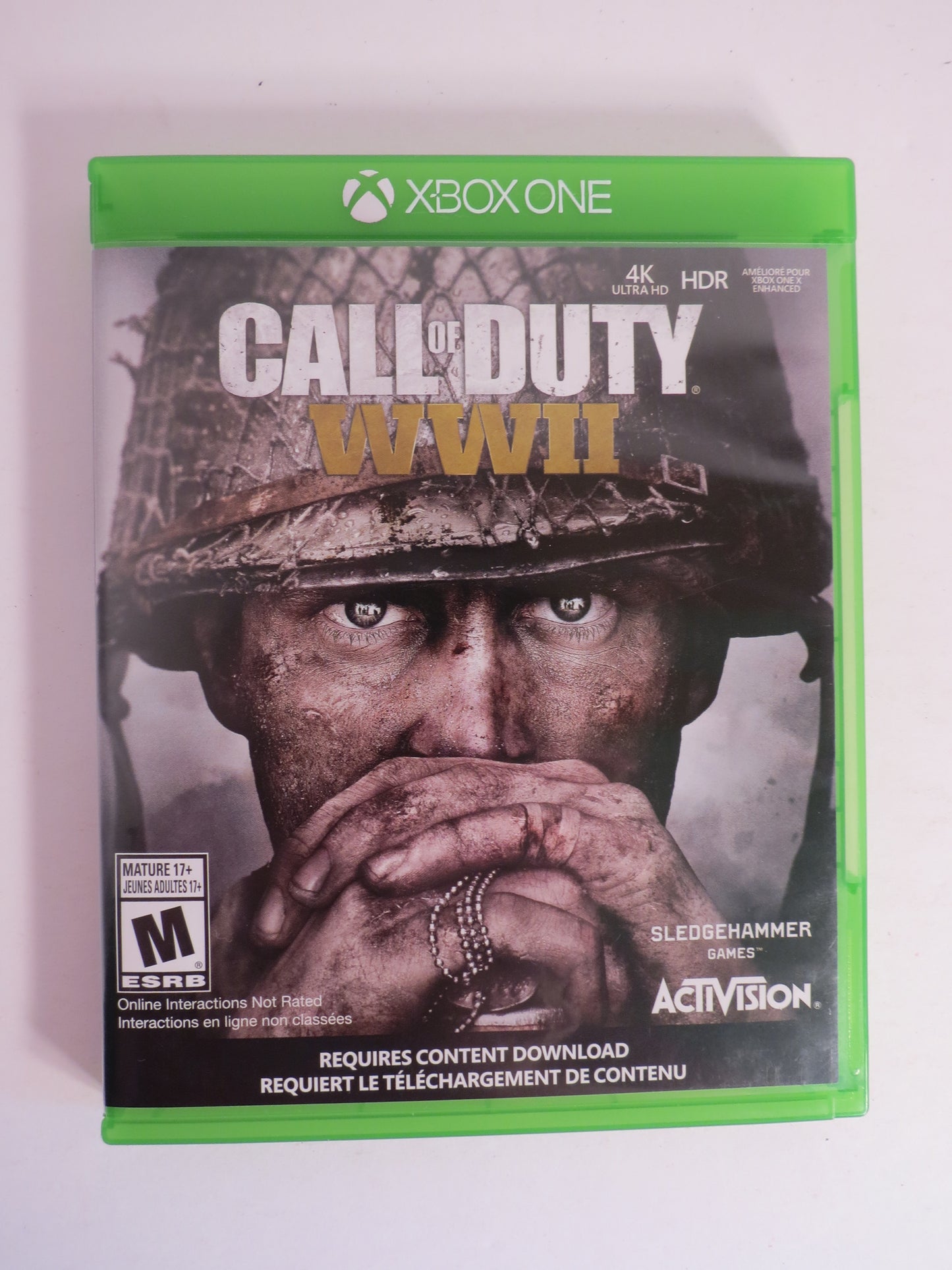 Call of Duty WWII Xbox One Game CIB